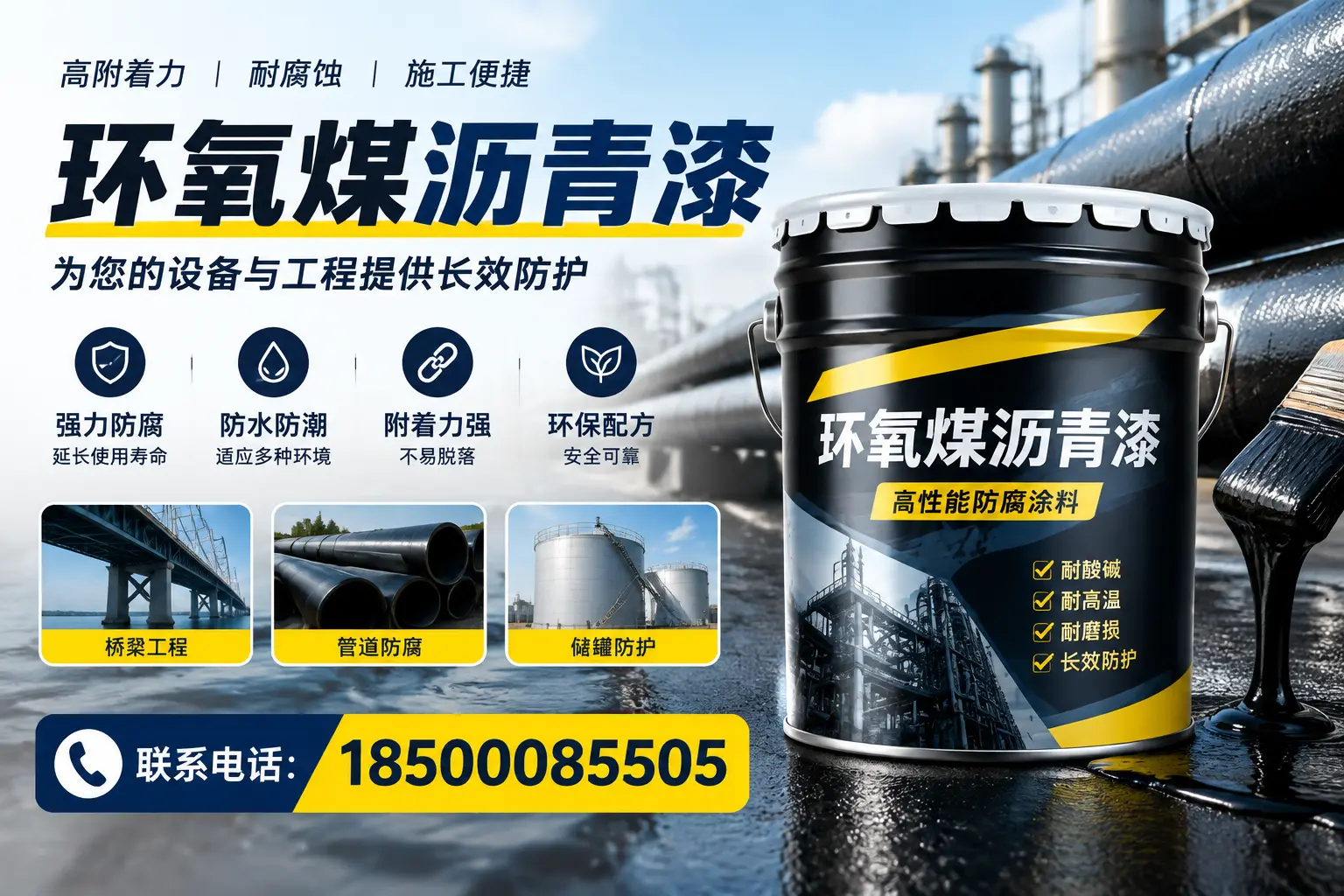 环氧煤沥青漆与其他涂料的对比分析，助力肇庆企业决策